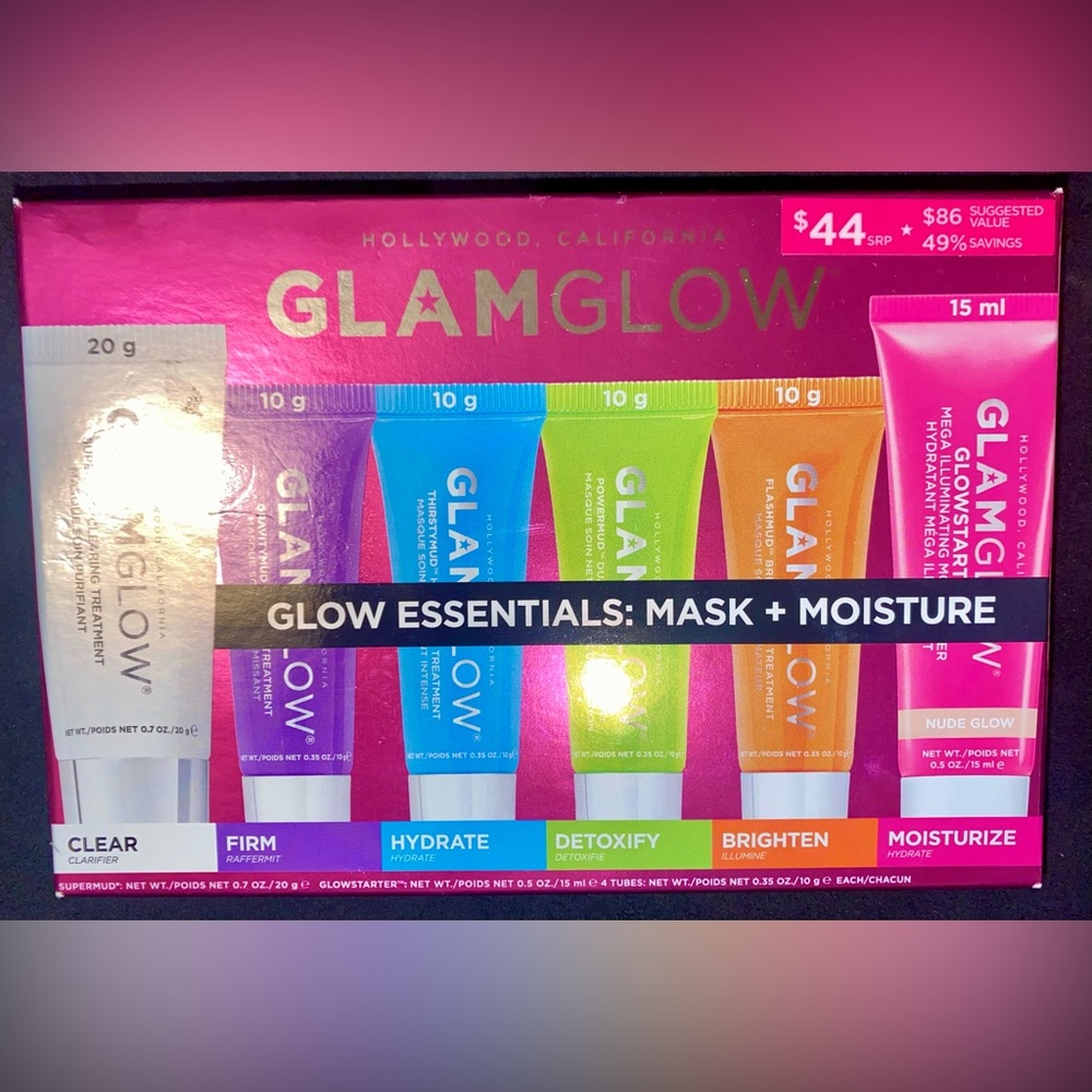 GlamGlow Glow Essentials Mask + Moisture Set - Picture 1 of 5